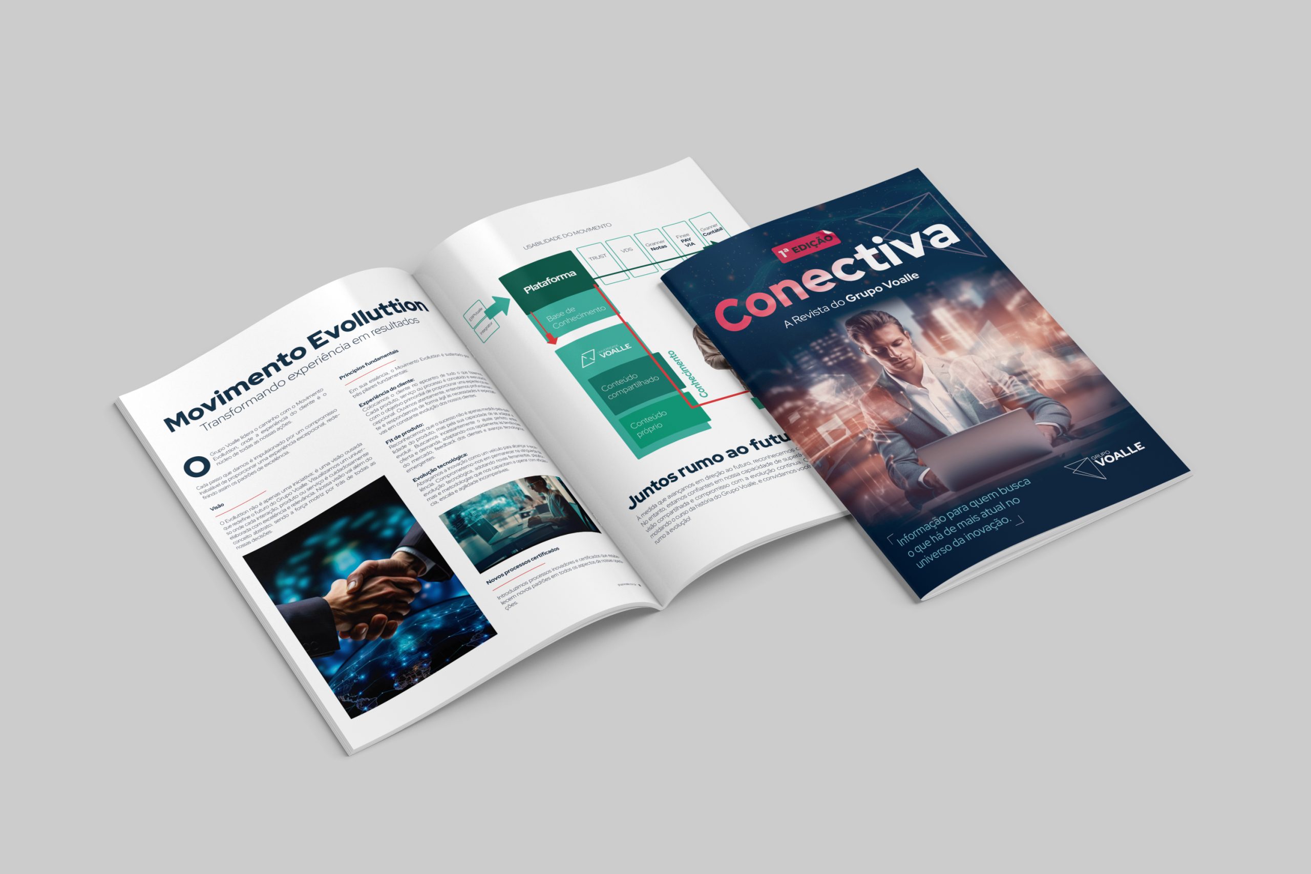 Vem aí o lançamento da 1ª edição da Conectiva, nossa revista oficial.